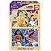 Set Di 2 Puzzle Princesses Disney Bella + Vaiana 25 Pezzi - Foto miniatura 1