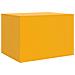 Tavolino da Salotto Giallo Senape 67x50x44 cm in Acciaio - Foto miniatura 10