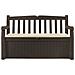 Panchina Cassapanca In Resina 140x80x84h Cm Multiuso Da Giardino Keter Eden - Foto miniatura 2