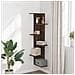 Scaffale Angolare Muro Rovere Marrone 36,5x36,5x140 Cm Legno - Foto miniatura 3