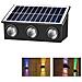 Applique Lampada 6 Led Muro Parete Solare Ip65 Rgb Giardino Te-b0576* - Foto miniatura 1