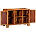 Credenza Multicolore 90x35x60 in Legno Massello di Acacia - Foto miniatura 5