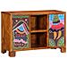 Credenza Multicolore 90x35x60 in Legno Massello di Acacia - Foto miniatura 6