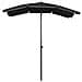 Ombrellone Da Giardino Con Palo 200x130 Cm Nero - Foto miniatura 1
