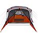 Tenda da Campeggio con Portico 4 Persone Arancione Impermeabile - Foto miniatura 6