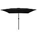 Ombrellone da Giardino Quadrato 295x245 cm Nero - Foto miniatura 1