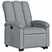 Poltrona Reclinante Alzapersona Elettrica Grigio Chiaro Tessuto - Foto miniatura 3