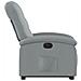 Poltrona Reclinante Alzapersona Elettrica Grigio Chiaro Tessuto - Foto miniatura 9