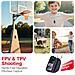 Action Camera Compatta E Portatile Per Uso Esterno E Ciclismo Con Batteria A Lunga Durata E Obiettivo Girevole Black - Foto miniatura 6