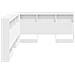 Testata contenitore Bianco 160 cm Legno multistrato - Foto miniatura 6