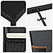 Set da Pranzo per Giardino con cuscino 5 pcs Nero Poly Rattan - Foto miniatura 9