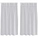 Tende con tende 2 pcs Grigio chiaro Poliestere - Foto miniatura 1