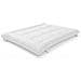 Topper 120x190 Cm In Ovatta Da 800 Gr | Coprimaterasso Imbottito In Palline Di Ovatta Con Rivestimento In Microfibra Traspirante | Comfort E Volume Extra | Protezione Materasso - Foto miniatura 1