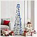 Albero di Natale artificiale con 150 LED Bianco 180 cm PVC - Foto miniatura 2
