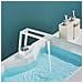 Rubinetto per lavabo da bagno, Blackswan, tipo M120, modello bianco /cromo, misura 19 cm - Foto miniatura 4