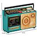 Radio Metallo Verde 23x17x7,5h - Foto miniatura 4