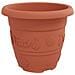 Vaso Rotondo per Fiori 24 pcs Rosso Mattone Ø 26 x 21.5 cm - Foto miniatura 5