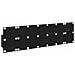 Testata con Comodino 3 pcs Rovere Nero Legno multistrato - Foto miniatura 9