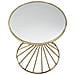 Tavolino Vkh549-oro-metallo-42x42x50 Cm - Foto miniatura 2