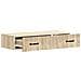 Tavolino da Parete Laterale Rovere Sonoma 87,5 x 34,5 x 17 cm - Foto miniatura 3