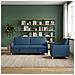 Set di Divani con Storage 2 pcs Blu Poliestere - Foto miniatura 2
