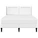 Struttura letto con materasso Bianco 160 x 200 cm Similpelle - Foto miniatura 8