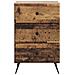 Armadio da Notte con cassetto Legno antico 43 x 41 x 66,5 cm - Foto miniatura 4
