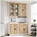 Unità Cucina PORTO 4 pcs Rovere Sonoma Legno ingegnerizzato - Foto miniatura 2