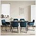 Sedie da pranzo 6 pcs Velluto (V) Blu 59 x 56,5 x 86 cm - Foto miniatura 2