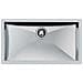 Lavello 1 Vasca 850x505 Mm Quadra Sottotop Inox Spazzolato Cod. 1218850 - 1218 850 - Foto miniatura 2