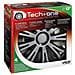 Copricerchi Auto Universali 13 Pollici Tech-one Avera Silver Black 31615 - Foto miniatura 2