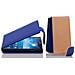 Custodia Compatibile Con Samsung Galaxy Mega 6.3 In Blu Reale - Coperchio Protettivo In Design Flip Realizzato In Similpelle Testurizzata - Foto miniatura 1