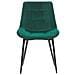 Set Di 2 Sedie Da Pranzo In Velluto Verde Melrose - Foto miniatura 6