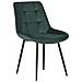 Set Di 2 Sedie Da Pranzo In Velluto Verde Melrose - Foto miniatura 15