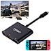 Adattatore Usb C Type C Hub Adattatore Hdmi Con 3 Porte Per Nintendo Switch, Usb Type C Hdmi Up 4k Uhd Usb 3.0 Per Nintendo Switch, macbook Pro, samsung Galaxy S8 / s8 Plus, google Pixel, lg - Foto miniatura 1