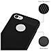 Custodia Compatibile Con Apple Iphone 7 / 7s / 8 / Se 2020 In Brushed Nero - Coperchio Protettivo In Silicone Tpu Flessibile In Look Acciaio Inossidabile-fibra Di Carbonio - Foto miniatura 3