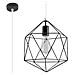 Lampada A Sospensione A Soffitto Con Gabbia A 1 Luce Nera, E27 - Foto miniatura 6