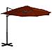 Ombrellone A Sbalzo Con Palo In Alluminio 300 Cm Terracotta - Foto miniatura 1