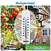 Accurate Camera Termometro Dellinterno Ed Esterno Per Misurare Temperatura Ambiente Nella Home Office Giardino O Serra - Facile Da Appendere E Leggi Preciso Termometro Da Parete - Foto miniatura 3