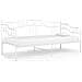 Telaio Divano Letto Bianco In Metallo 90x200 Cm - Foto miniatura 2