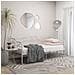 Telaio Divano Letto Bianco In Metallo 90x200 Cm - Foto miniatura 1