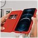 Custodia Folio Iphone 12 Pro Max Portafoglio Funzione Supporto Video Rossa - Foto miniatura 4