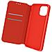 Custodia Folio Iphone 12 Pro Max Portafoglio Funzione Supporto Video Rossa - Foto miniatura 1