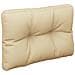 Cuscino per Pallet Beige 50x40x12 cm in Tessuto - Foto miniatura 1