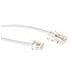 Modular telephone cable RJ-11 / RJ-45 2m Bianco cavo di rete - Foto miniatura 1