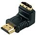 BS77407, HDMI, HDMI, Maschio / femmina, Nero, Oro, Sacchetto di politene - Foto miniatura 1