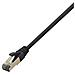 Cavo di Rete RJ45 CAT 8.1 S / FTP 10 m Colore Nero - Foto miniatura 1