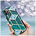 Custodia Compatibile Con Apple Iphone 11 Pro Max (xi Pro Max) In Marmo Oro Bianco Verde Scuro No. 6 - Coperchio Protettivo In Silicone Tpu Con Motivo A Mosaico - Foto miniatura 8