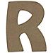Lettera Maiuscola R In Legno Mdf Per La Decorazione - 15 Cm - Foto miniatura 1