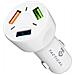 Caricabatterie Originale Da Accendisigari Auto Apd-369 7a Con 3x Usb White - Foto miniatura 1